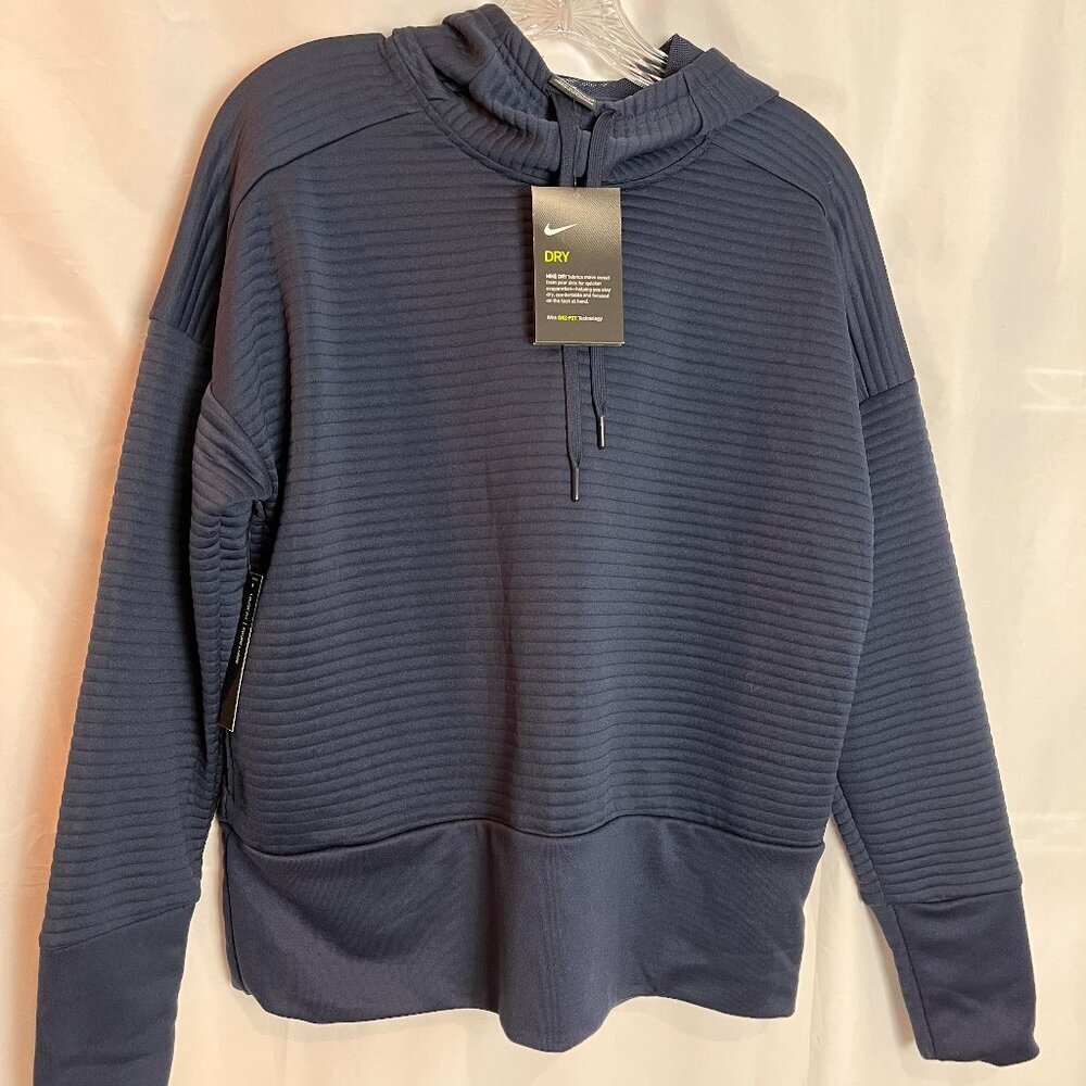 Women's Nike Dri Fit Navy Hoodie, Size S, NWT